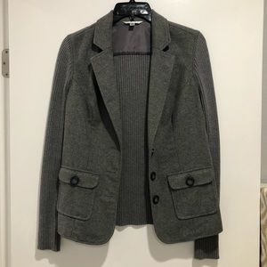 CAbi Grey Blazer/Sweater